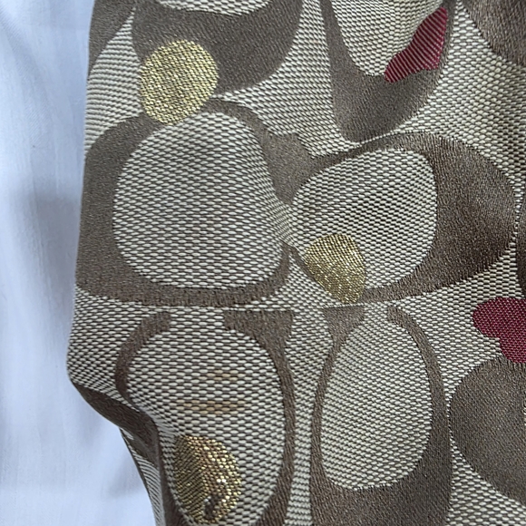 Stylish Tan and Red Women's Bag - Picture 10 of 12